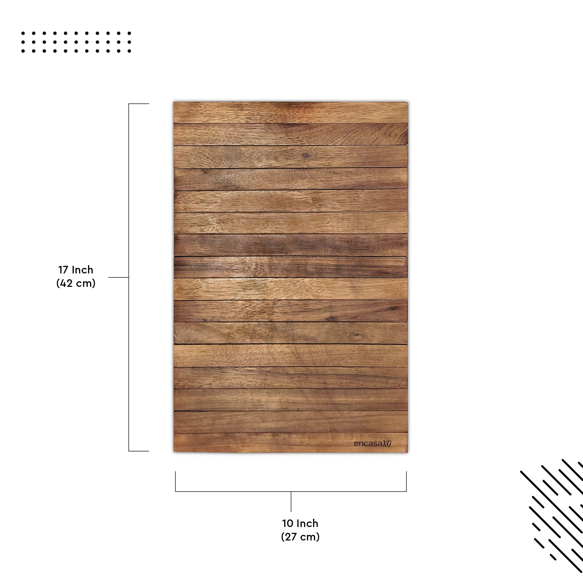 Wood Brown Wooden Tray