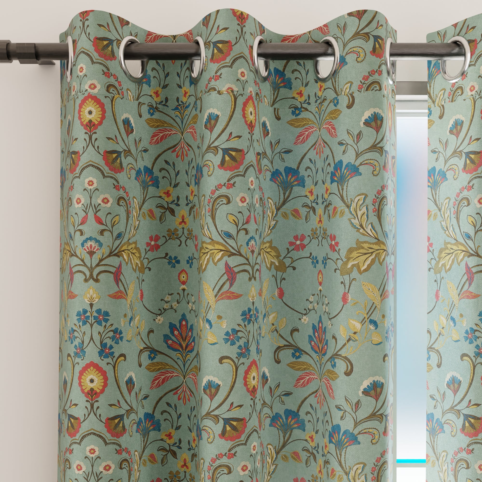 Blackout Polyester T1 Timeless Curtain (Pack of 2)