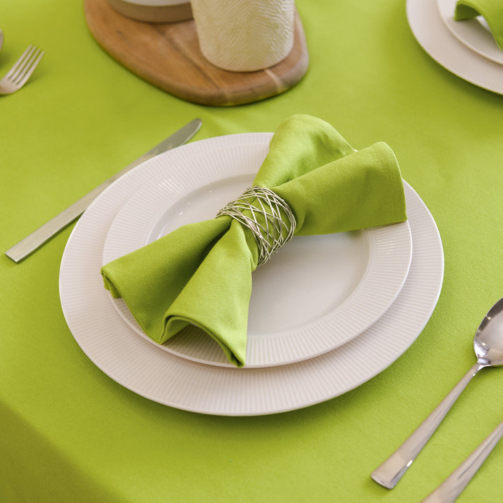 Cotton Green Table Napkins (Pack of 12)