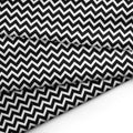 Black Chevron Fabric (Pack of 1)