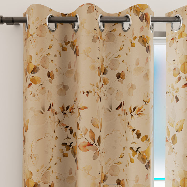 Blackout L1 Gold Curtain (Pack of 2)