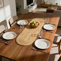 Jute Natural Bleach Table Runner