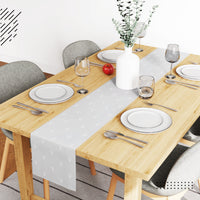 Blackout Buti Silver Light Grey Table Runner (Pack of 1)