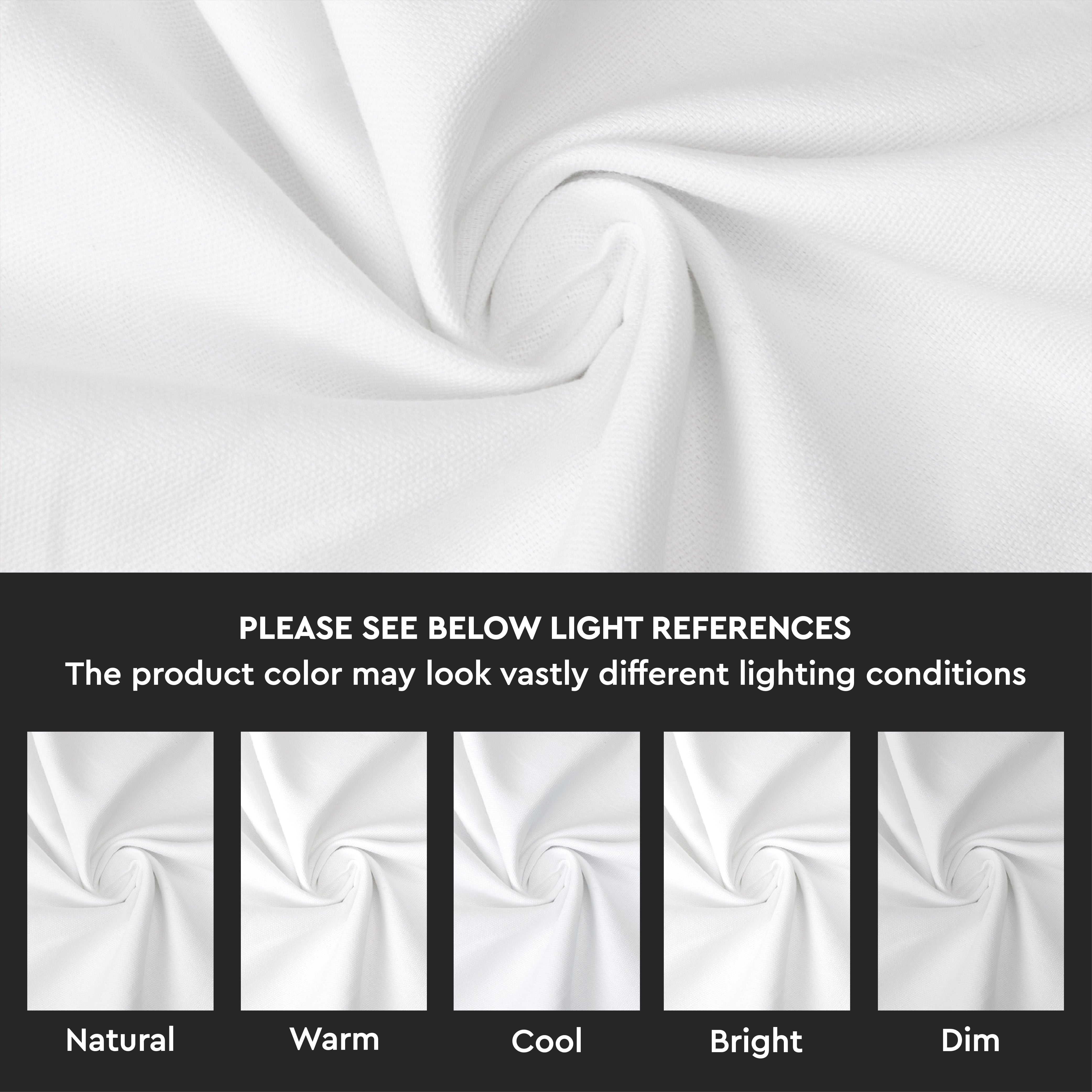 Canvas White Table Napkin (Pack of 12)