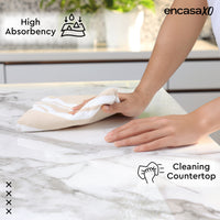 Cotton Franca Beige Stripes Kitchen Towel (Pack of 4)