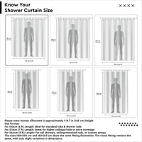 Polyester ZZ Teal Shower Curtain (Pack of 1)