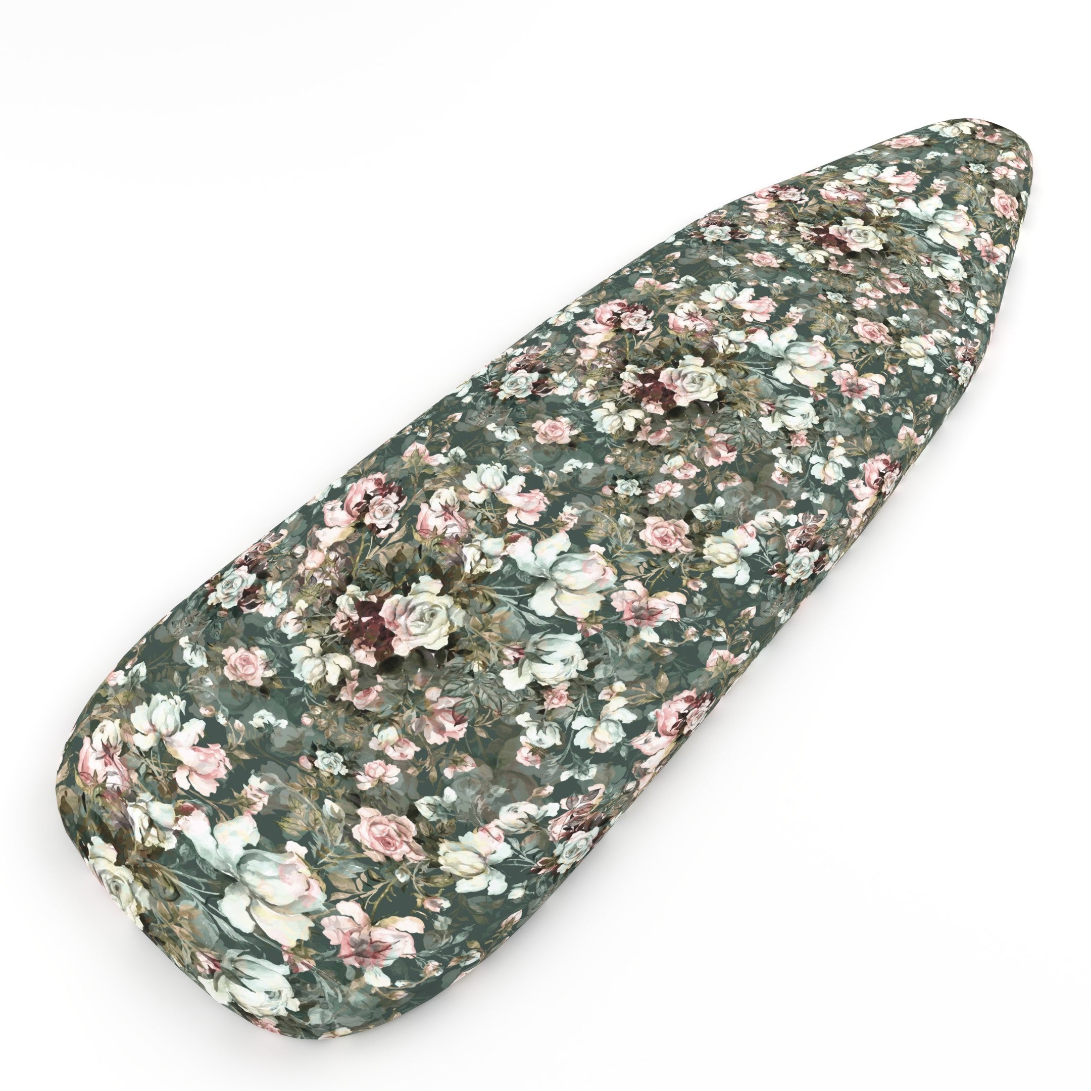 20s Sheeting - Silver Green Roses Ironing Board Cover (Pack of 1)