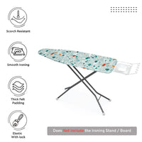 20s Cotton Twill Terrazzo Mint Ironing Board Cover (Pack of 1)