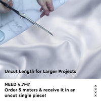 Satin Polyester Silk Lavender Fabric