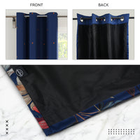 Blackout J2 Blue Curtain