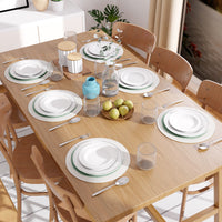 Cotton Sage & Off White Placemat (Pack of 6)