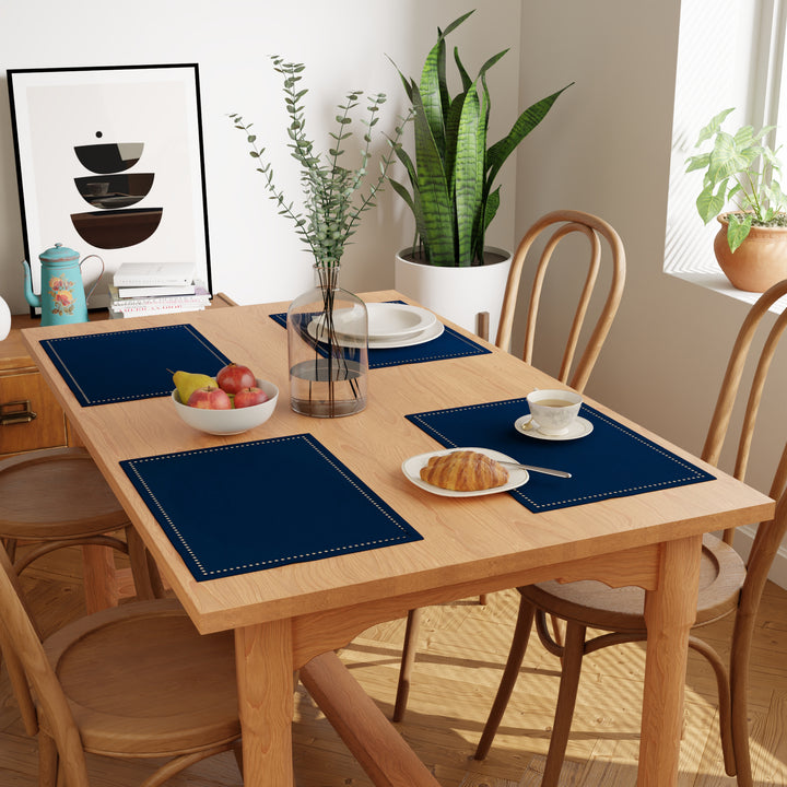 Cotton Scotch Blue Placemat (Pack of 4)