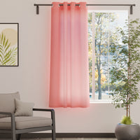 Canvas Coral Curtain (Pack of 1)