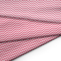 20s Sheeting Pink Chevron Fabric (1 Meter)