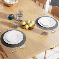 Cotton Dark Grey Placemat (Pack of 2)