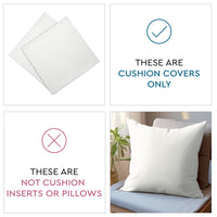 Jute Cherry Coffee Cushion Cover (Pack of 2)