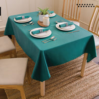 Cotton Emerald Table Cloth (Pack of 1)