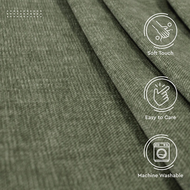 Chenille Textured Fabric Decorative Soft Rich Cloth with Plain Colours for Sofa, Furnishing, Upholstery, Curtains, Cushions and Craft - 39"x54"/100x137 cm