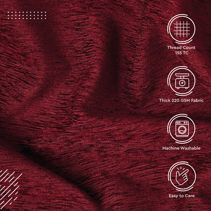 Fine Chenille Fabric by Meters | 54 Inches Wide | 220 GSM And 155 TC | Ideal For Curtain, Cushion, Upholstery, Bags