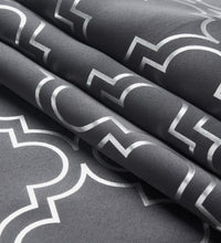 Blackout Polyester Fabric by Meter, 100x122 cm | Blocks Light, Heat & Noise, For Curtains, Cushion Covers, Door & Window Drapes - Foil Star Print