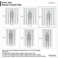 Polyester Boho Maze Grey Shower Curtain (Pack of 1)