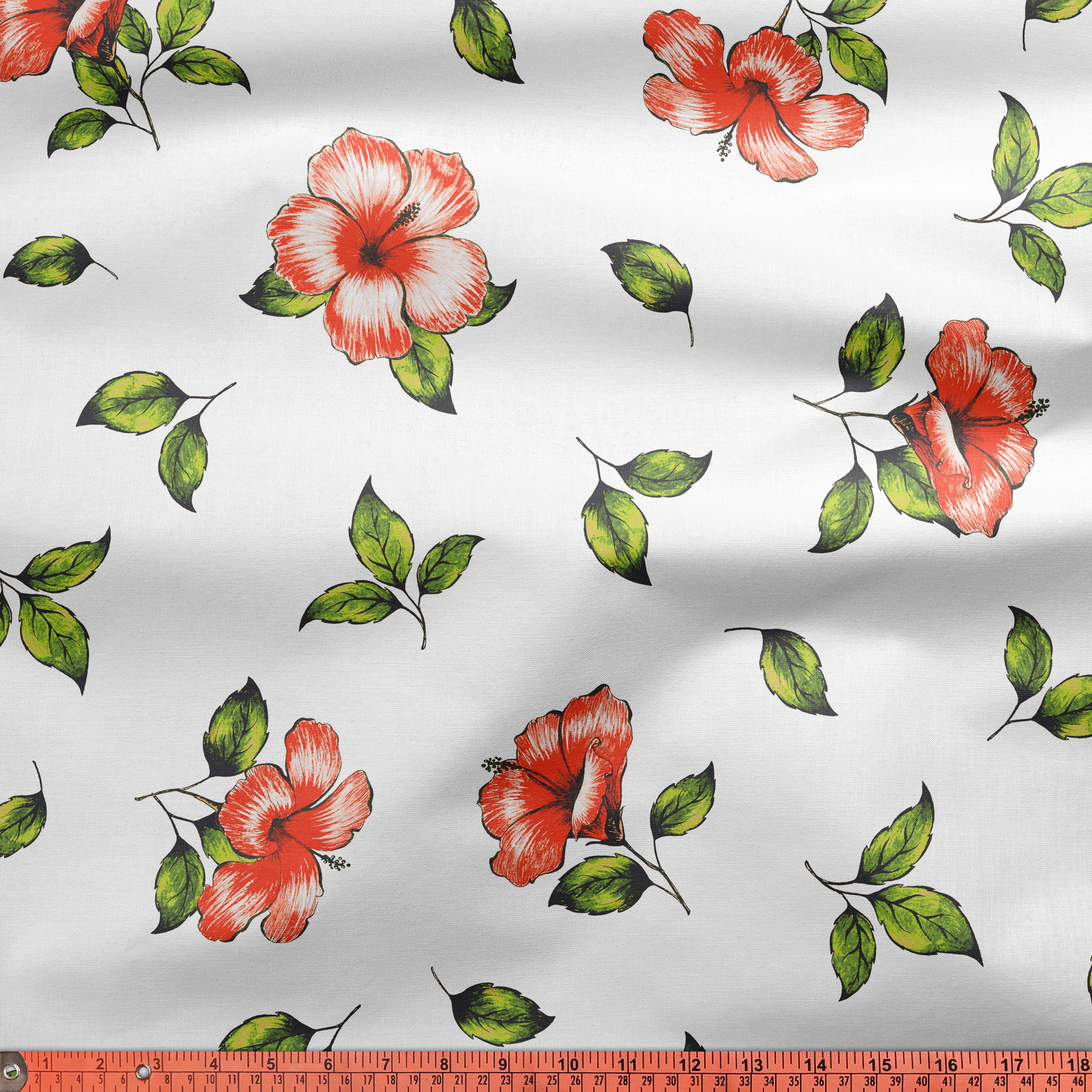 Printed Satin Fabric by Meter | Wide - 58 Inch Width (147 cm) | Soft Polyester Cloth for Curtains, Cushion Covers, Dresses, Kurtis, Crafts, Craft Sewing & Home Decor