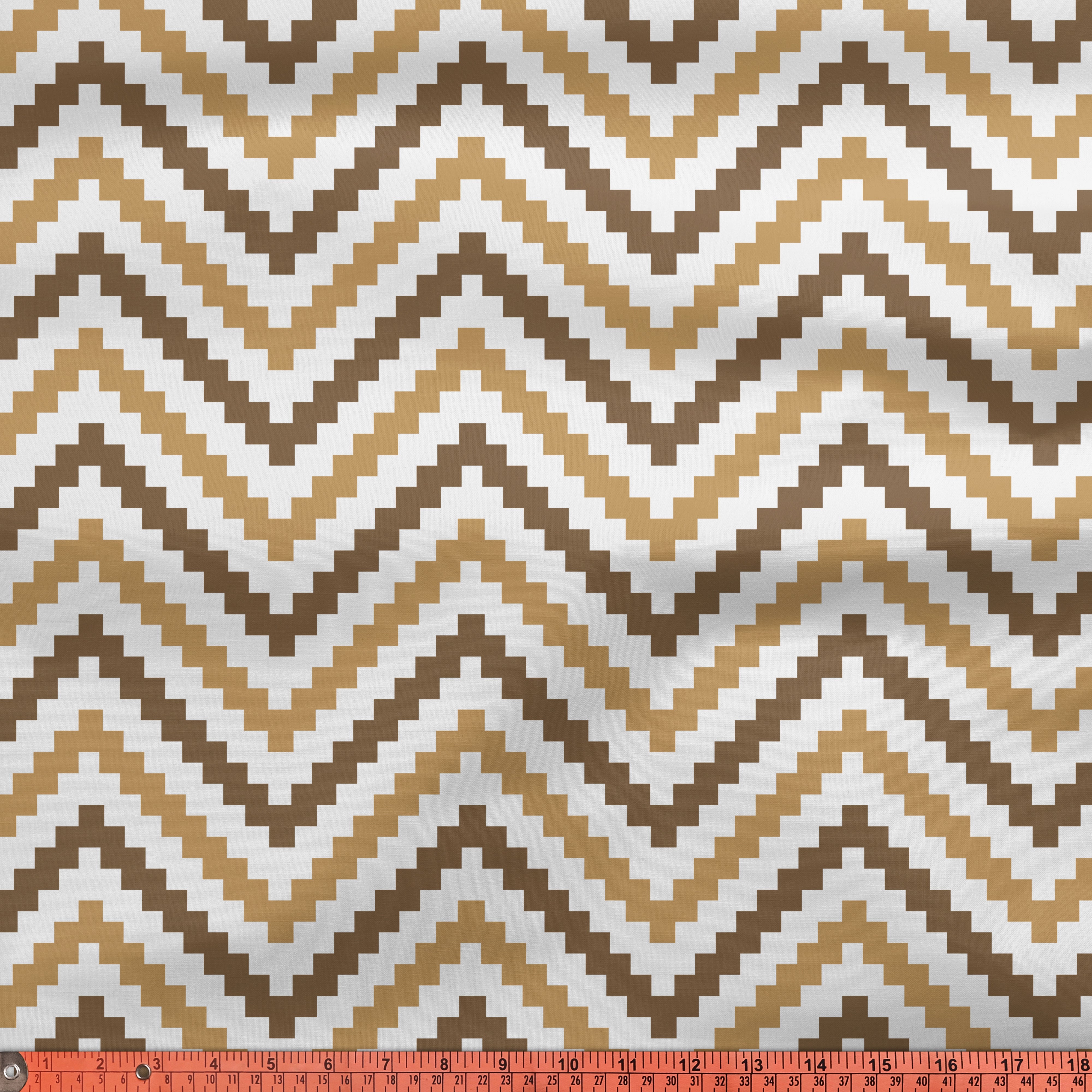 Printed Satin Fabric by Meter | Wide - 58 Inch Width (147 cm) | Soft Polyester Cloth for Curtains, Cushion Covers, Dresses, Kurtis, Crafts, Craft Sewing & Home Decor