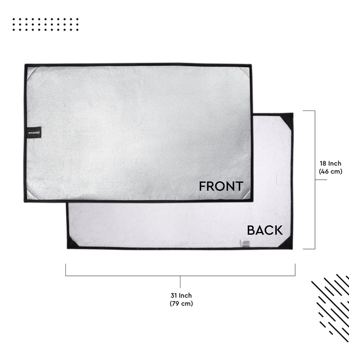Cotton Silver Magnetic Ironing Mat (Pack of 1)