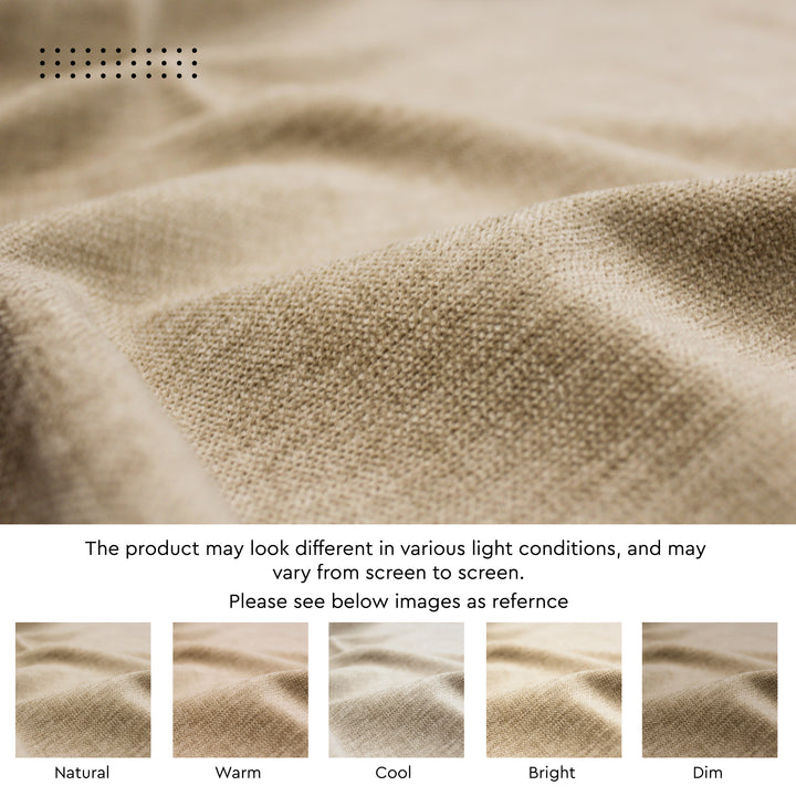 Chenille Textured Fabric Decorative Soft Rich Cloth with Plain Colours for Sofa, Furnishing, Upholstery, Curtains, Cushions and Craft - 39"x54"/100x137 cm