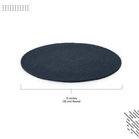 Cotton Dark Blue Placemat (Pack of 4)