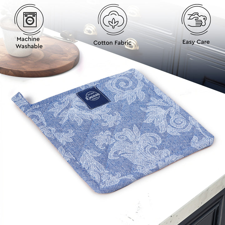 Cotton Blue Potholder (Pack of 2)