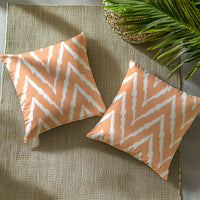 Micro Fire Orange Cushion Cover