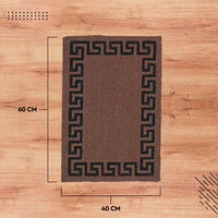 Coir Door Mats for Home Entrance Thick Anti-slip Welcome Doormat with PVC Back | Ideal for Indoor, Outdoor, Patio, Home and Office | Durable and Easy to Clean