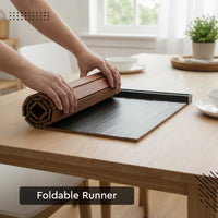 Sheesham Wood Brown Wooden Table Runner (Pack of 1)