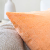 Velvet Peach Cushion Cover (Pack of 2)