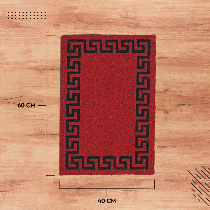 Coir Door Mats for Home Entrance Thick Anti-slip Welcome Doormat with PVC Back | Ideal for Indoor, Outdoor, Patio, Home and Office | Durable and Easy to Clean