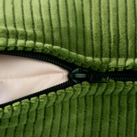 Corduroy Military Green Cushion Cover (Pack of 2)
