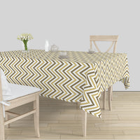 Polyester Chevron Table Cloth (Pack of 1)