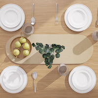Cotton Beige Table Runner (Pack of 1)