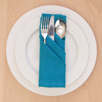 Cotton Azul Blue Table Napkins (Pack of 6)
