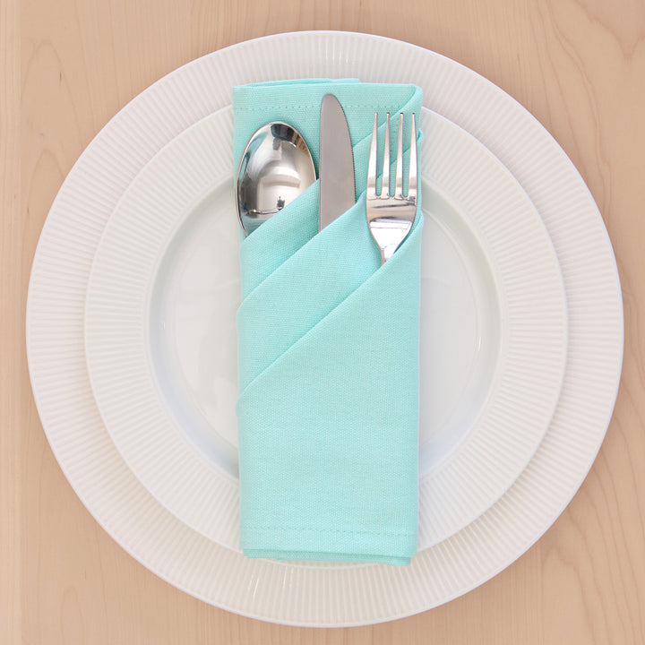 Cotton Egg Blue Table Napkins (Pack of 6)