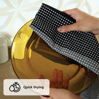 Cotton Grey Kitchen Towel