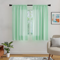 Micro Mint Curtain (Pack of 2)