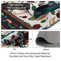 Cotton Chilies Table Runner+Placemat (Pack of 5)