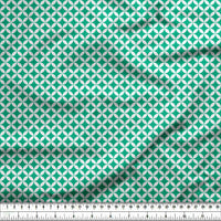 20s Sheeting Blue Circles Fabric (1 Meter)