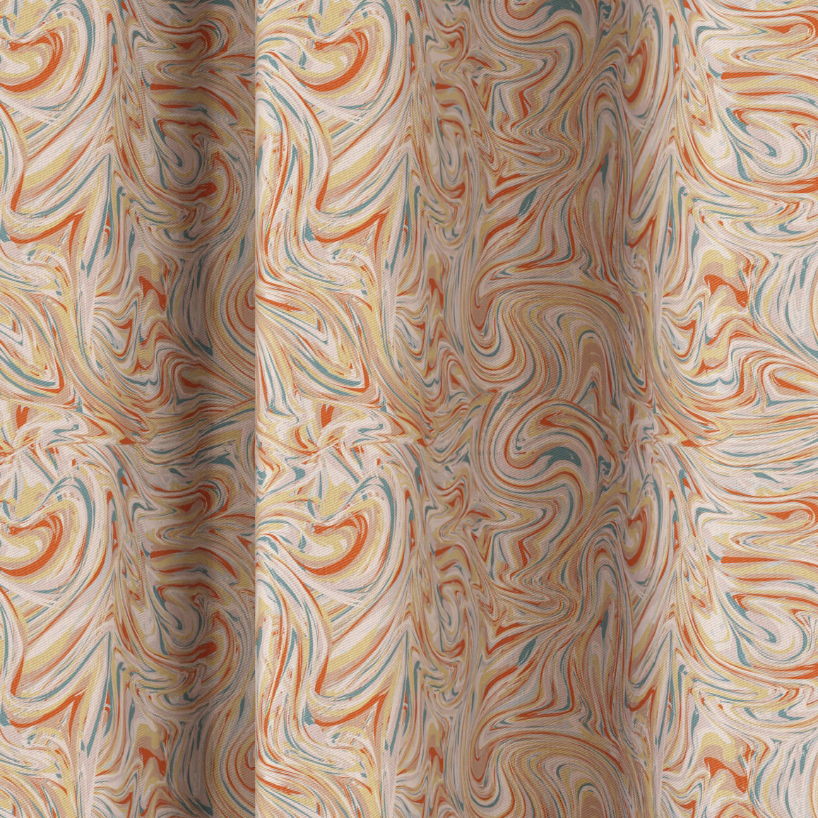 Blackout Polyester Fabric - by The Meter - 100 x 117 cm - Floral Digital Print - Blocks Light, Sound & Heat - Perfect for Blackout Blinds, Door Curtains, Window