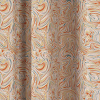 Blackout Polyester Marble Peach Fabric 1 Meter