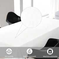 Damask Tablecloth White Table Cloth (Pack of 1)