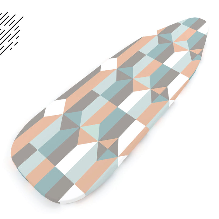 20s Cotton Twill Blocks Ironing Board Cover (Pack of 1)