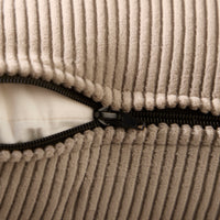 Corduroy Light Taupe Cushion Cover